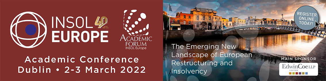 INSOL Europe Academic Conference 2022: Dublin, Ireland